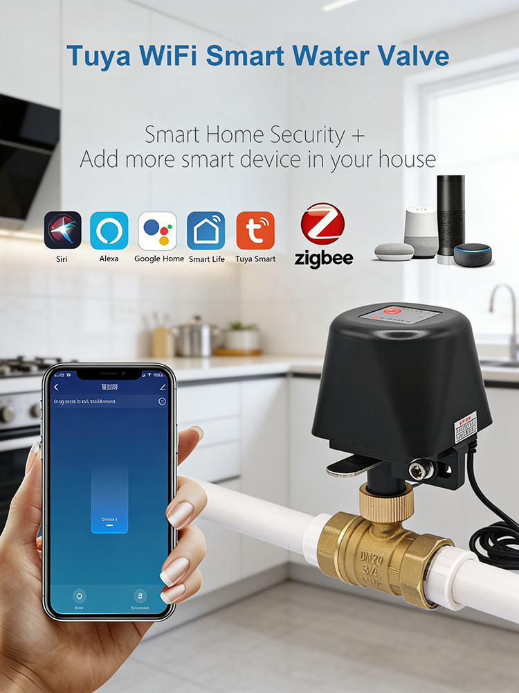 Smart Garden Home Assistant - Válvula de Agua Inteligente Tuya ​
