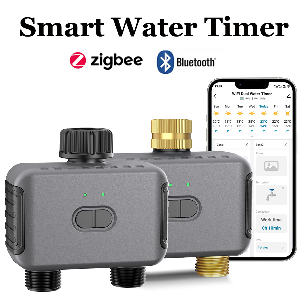 Smart Garden Water - Temporizador de agua inteligente Tuya Zigbee/BT,