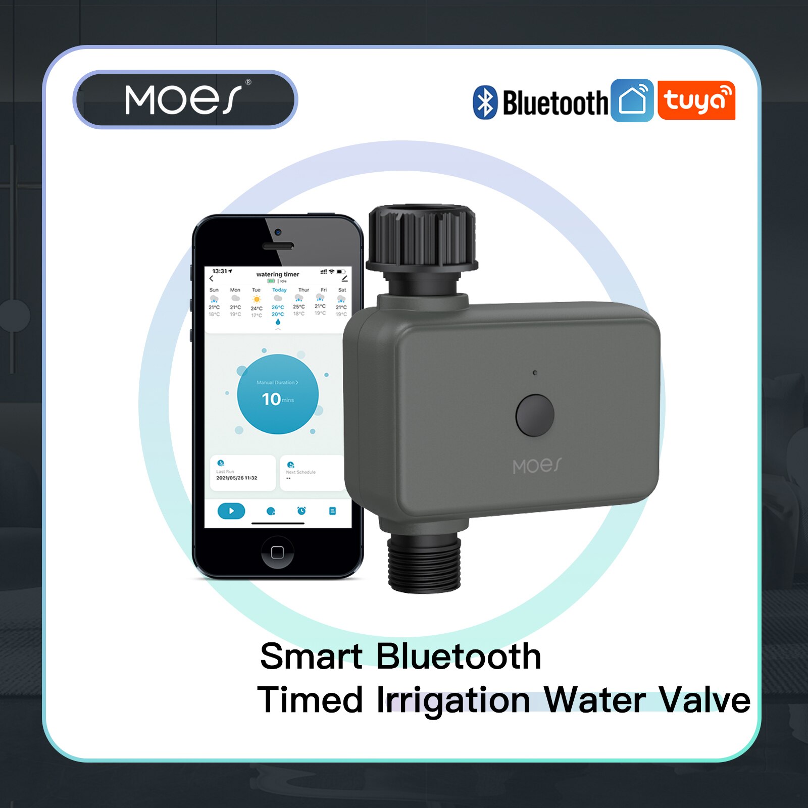 Smart Garden Water - Moes Smart Tuya Temporizador de agua