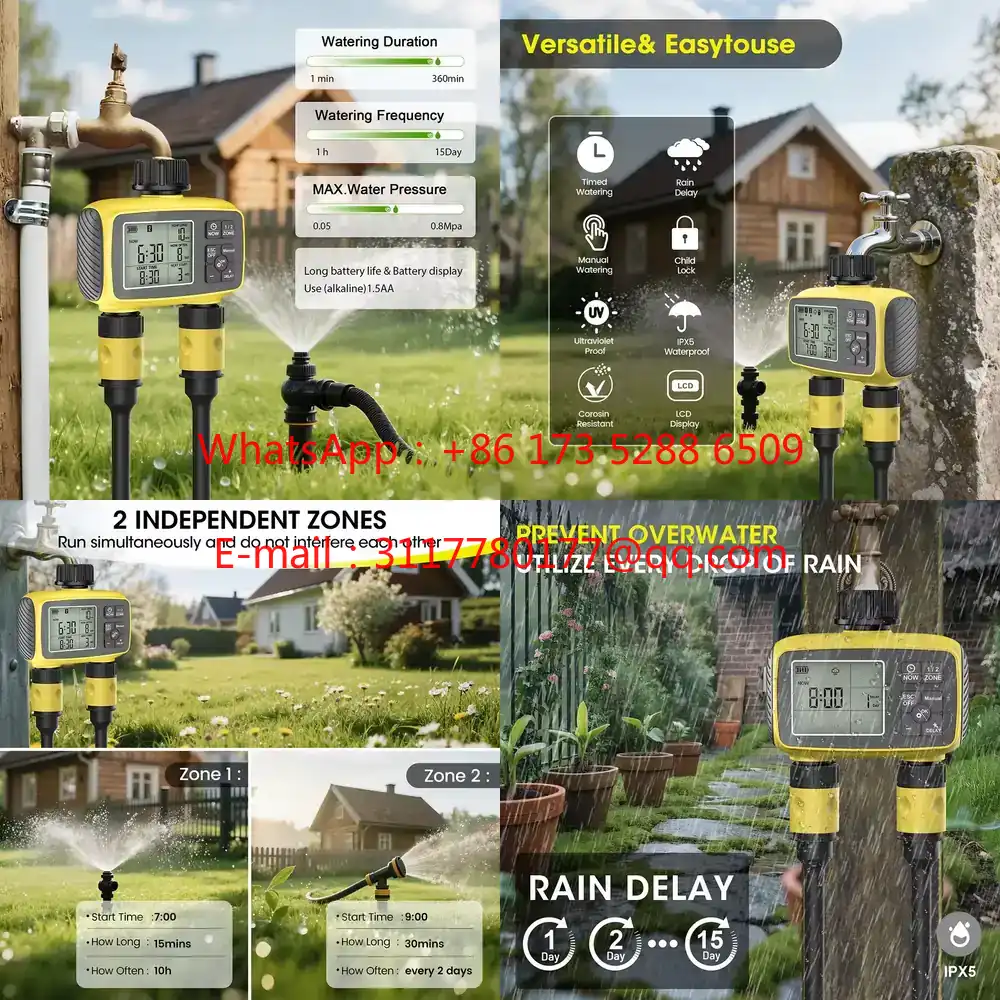 Smart Garden Zone - WAP01 Temporizador de Riego para Jardín