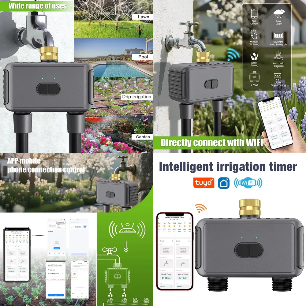 Smart Garden Water - Temporizador de Riego Inteligente WAP01 con