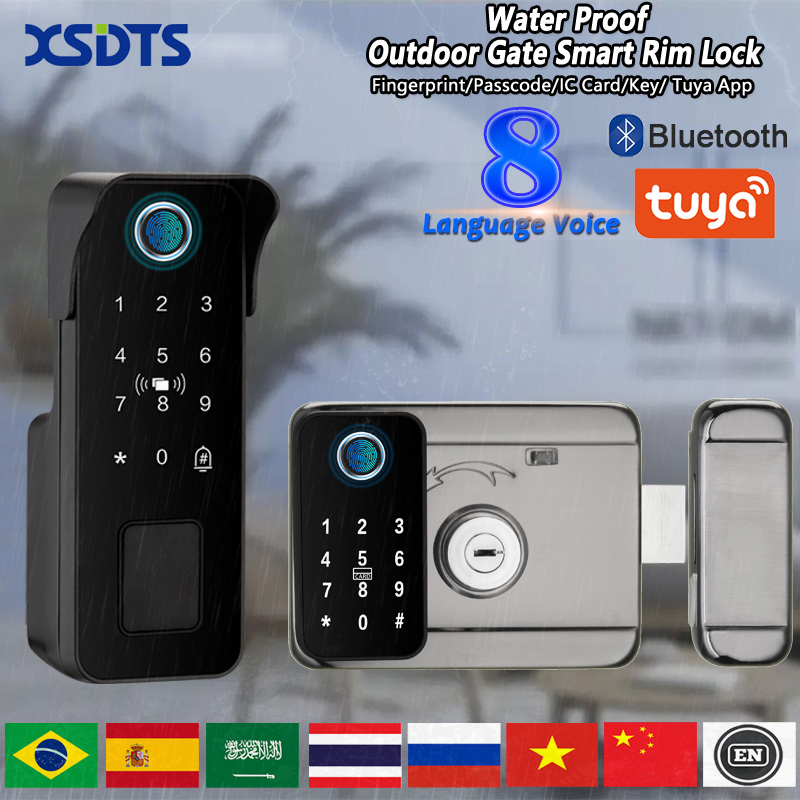 Smart Garden Lock - Cerradura de puerta inteligente a prueba