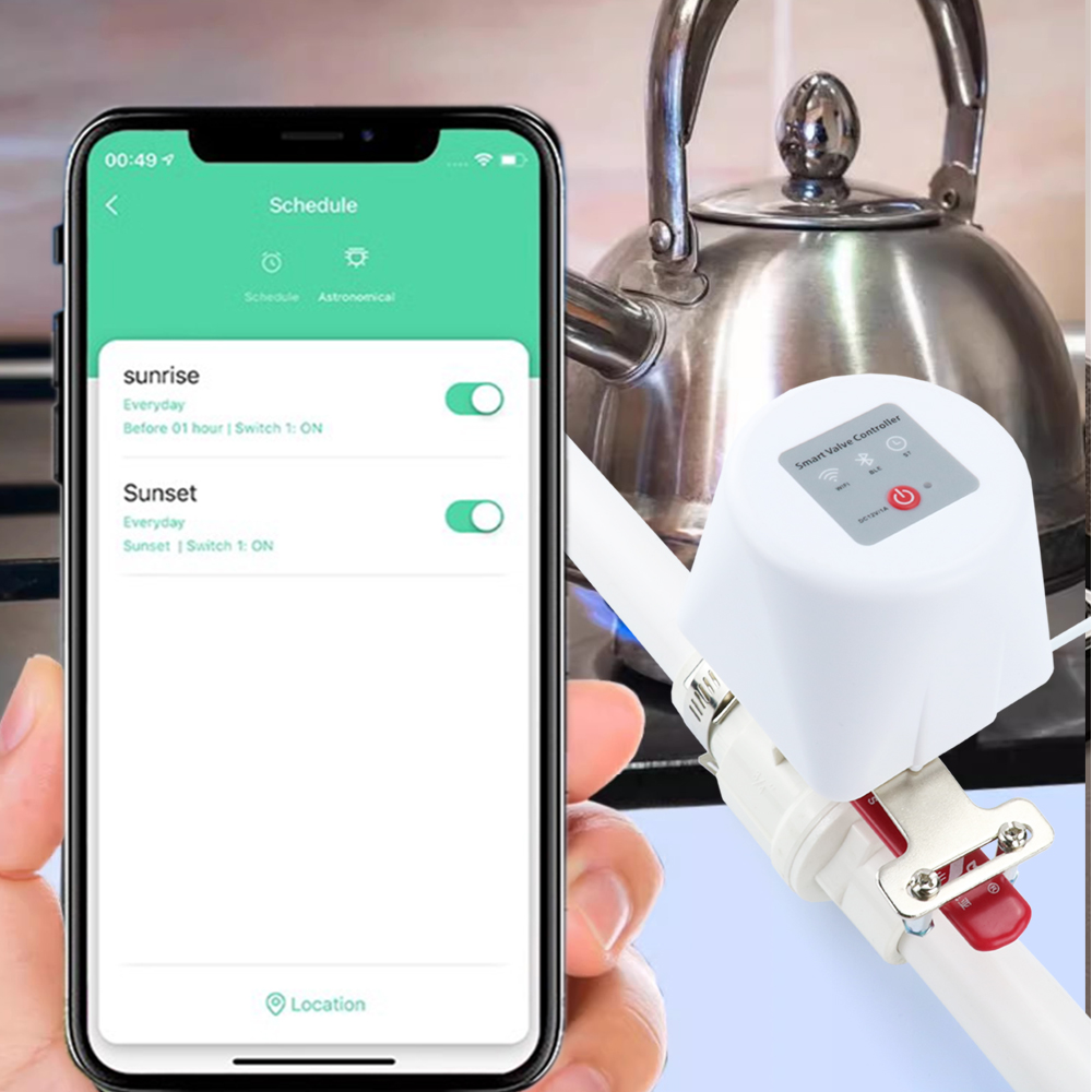Válvula de agua WiFi Tuya, tem - Smart Garden Instructions reseña y precio