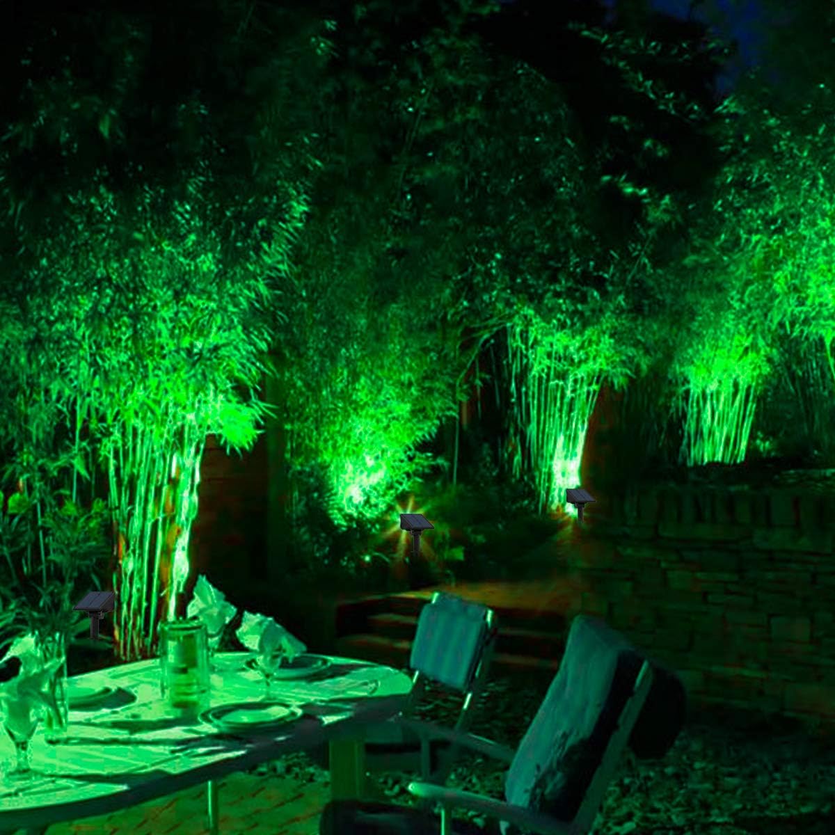 4 Uds foco Solar lámpara de pa - Smart Garden Solar Lights reseña y precio