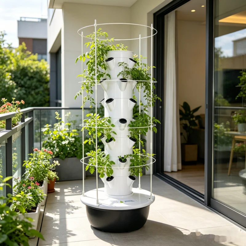 Torre de Cultivo Aeropónico e  - Smart Garden Trellis reseña y precio