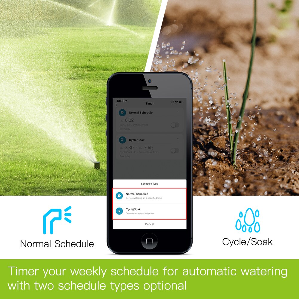Moes Smart Tuya Temporizador d - Smart Garden Water reseña y precio