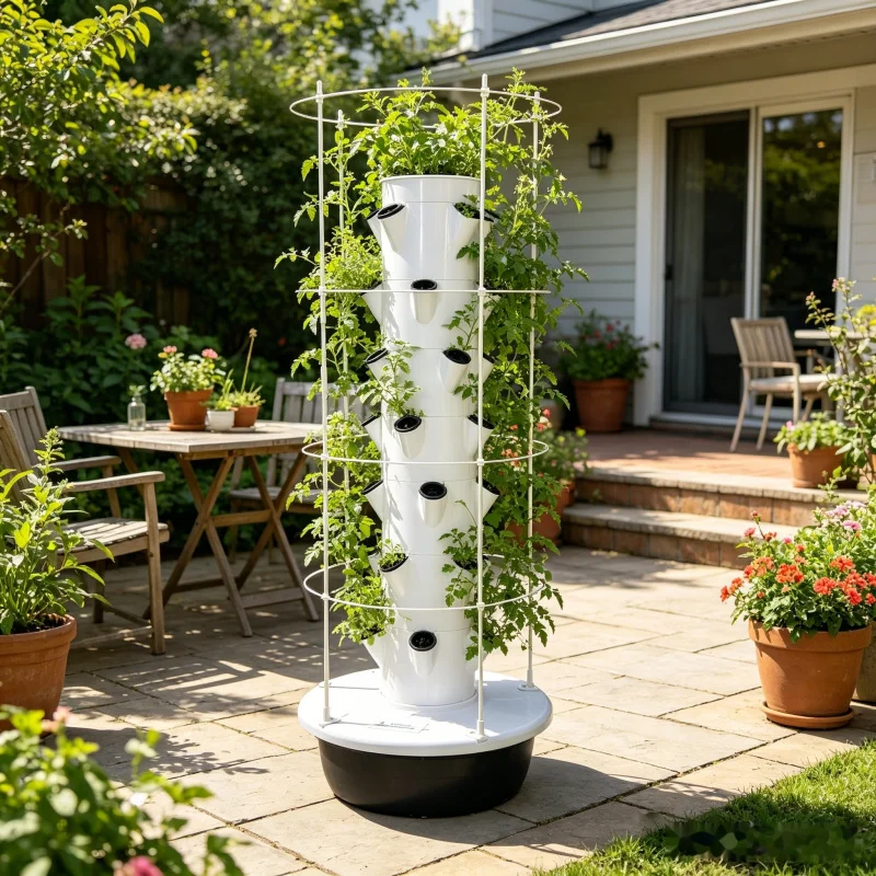 Torre Hidropónica de 9 Niveles - Smart Garden Trellis reseña y precio