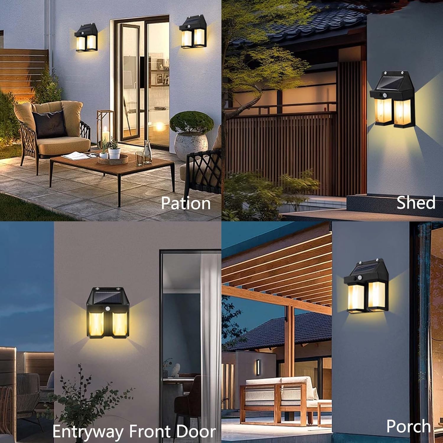 Lámpara de Pared Solar Vintage - Smart Garden Solar Lights reseña y precio