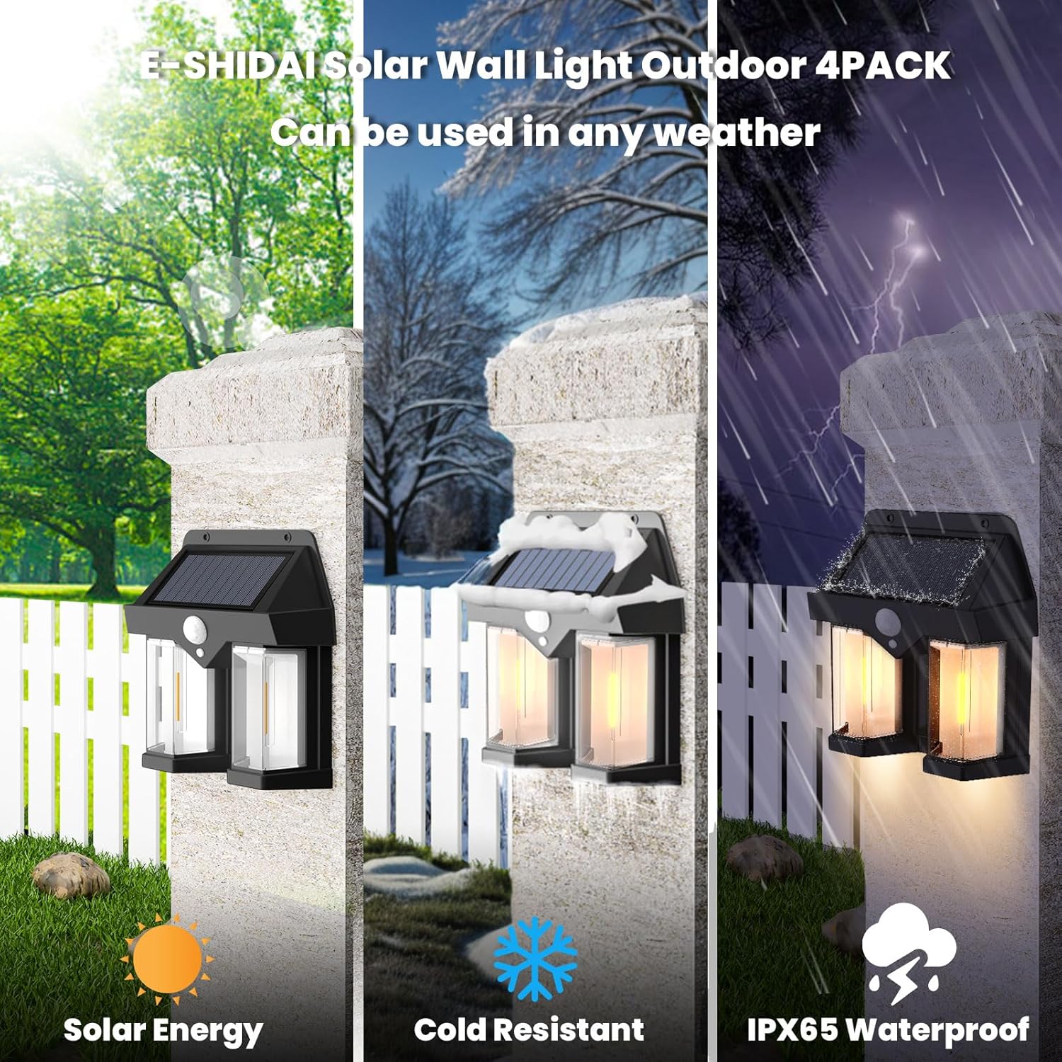 Lámpara de Pared Solar Vintage - Smart Garden Solar Lights reseña y precio