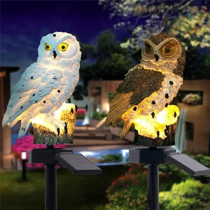 Lámpara Solar con Forma de Búh - Smart Garden In Home reseña y precio