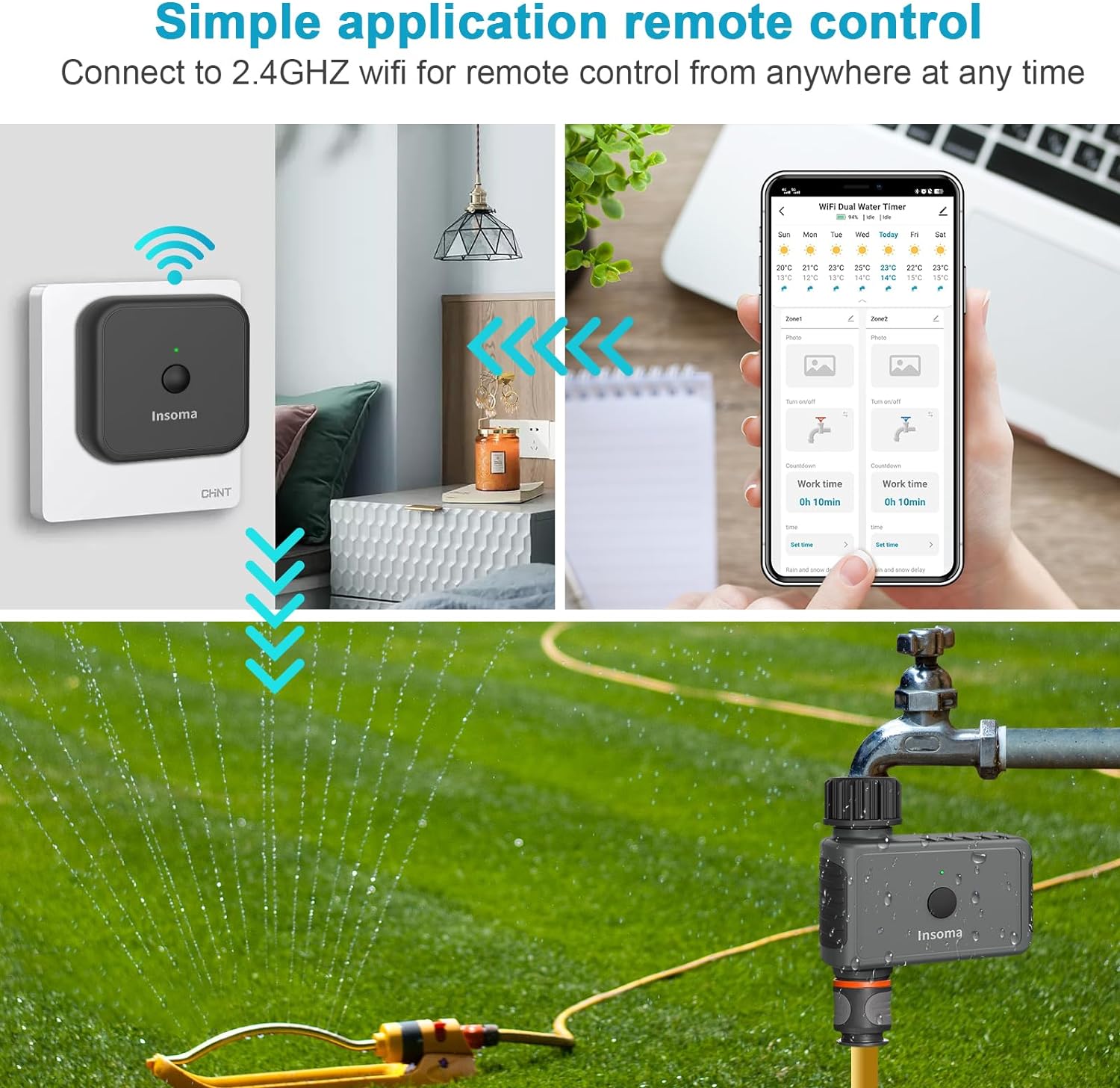 Insoma Wifi temporizador autom - Smart Garden Sphagnum Moss reseña y precio