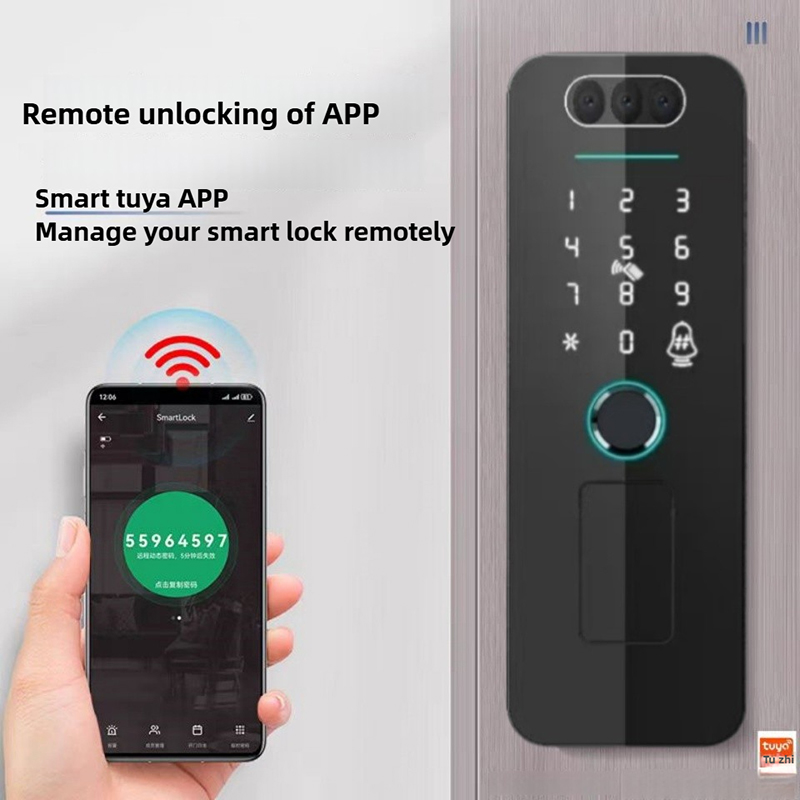 Tuya Wifi SmartLife 3D reconoc - Smart Garden Lock reseña y precio