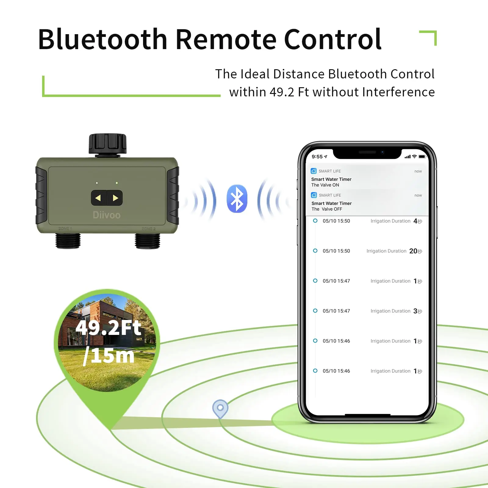 Temporizador de Riego Diivoo c - Smart Garden Lock reseña y precio