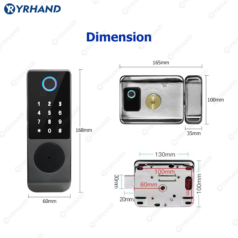 Tuya-cerradura inteligente con - Smart Garden Lock reseña y precio