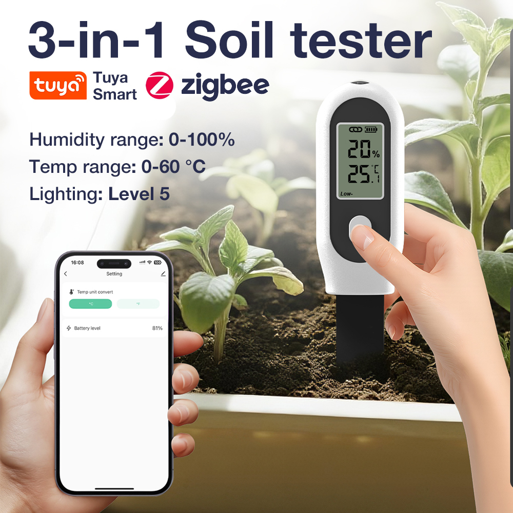 Tuya Zigbee-medidor de luz sol - Smart Garden Home Assistant reseña y precio